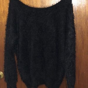 Sweaters - Warm, furry, black sweater Sweaters - Warm, furry, black sweater
